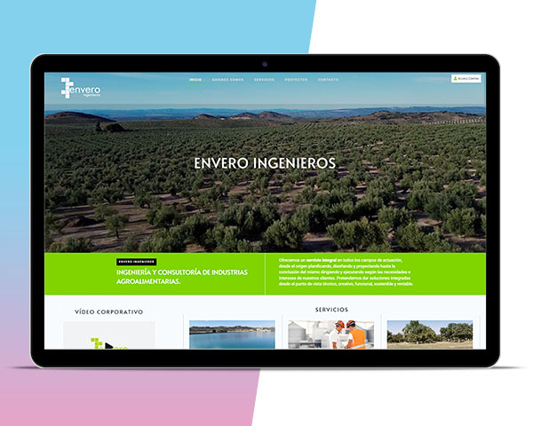 Diseño Web Jaén - Envero Ingenieros - Sumur digital
