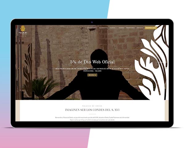 Diseño Web -Hotel Palacio de Úbeda - Sumur digital
