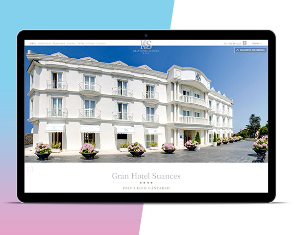 Diseño Web - Hotel Suances - Sumur digital