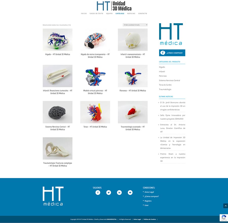 Paginas Web Jaen - HT Unidad 3D Medica - Fotografia de producto 360